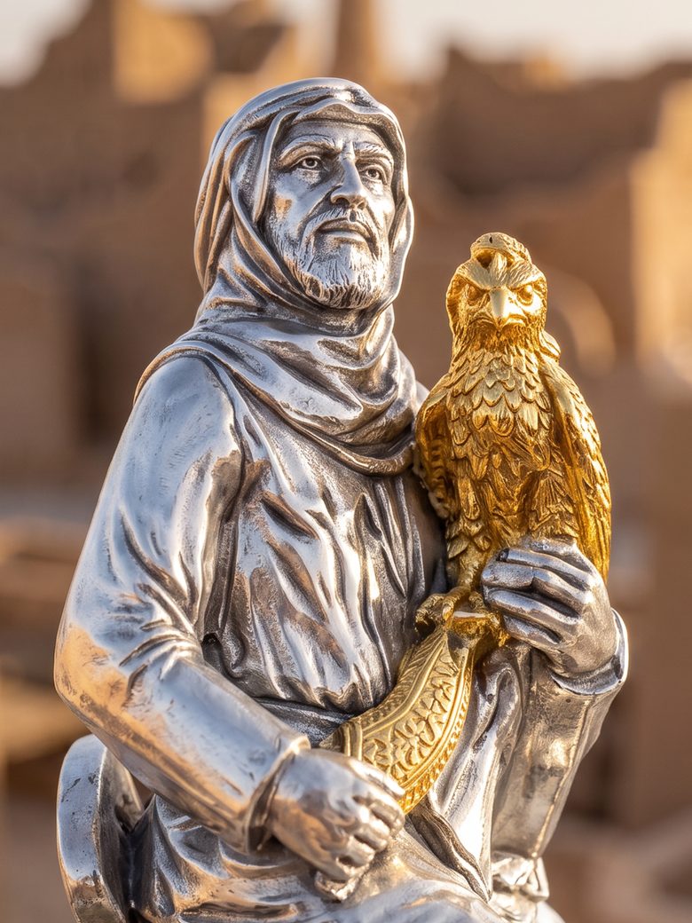 The Falconer, Silver and gold