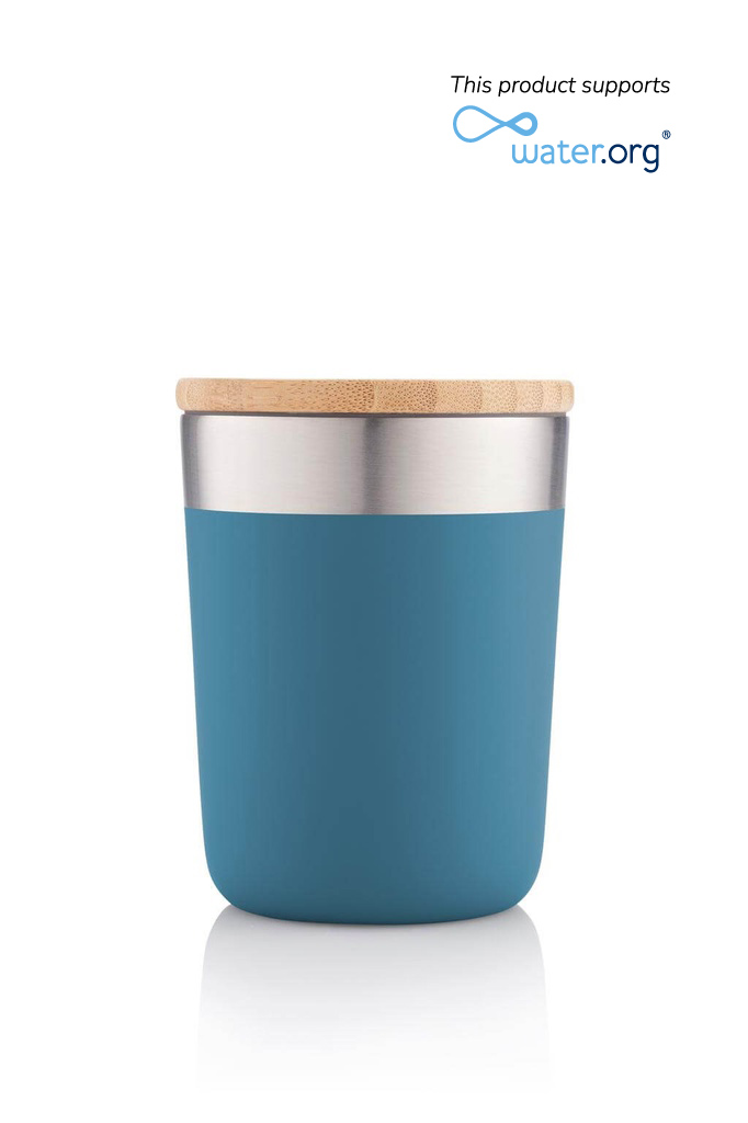 LAREN – CHANGE Collection Insulated Mug – White
