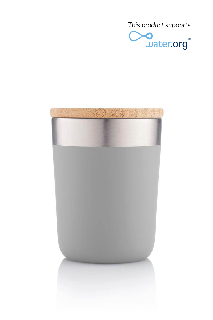 LAREN – CHANGE Collection Insulated Mug – White