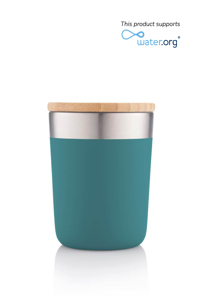 LAREN – CHANGE Collection Insulated Mug – White