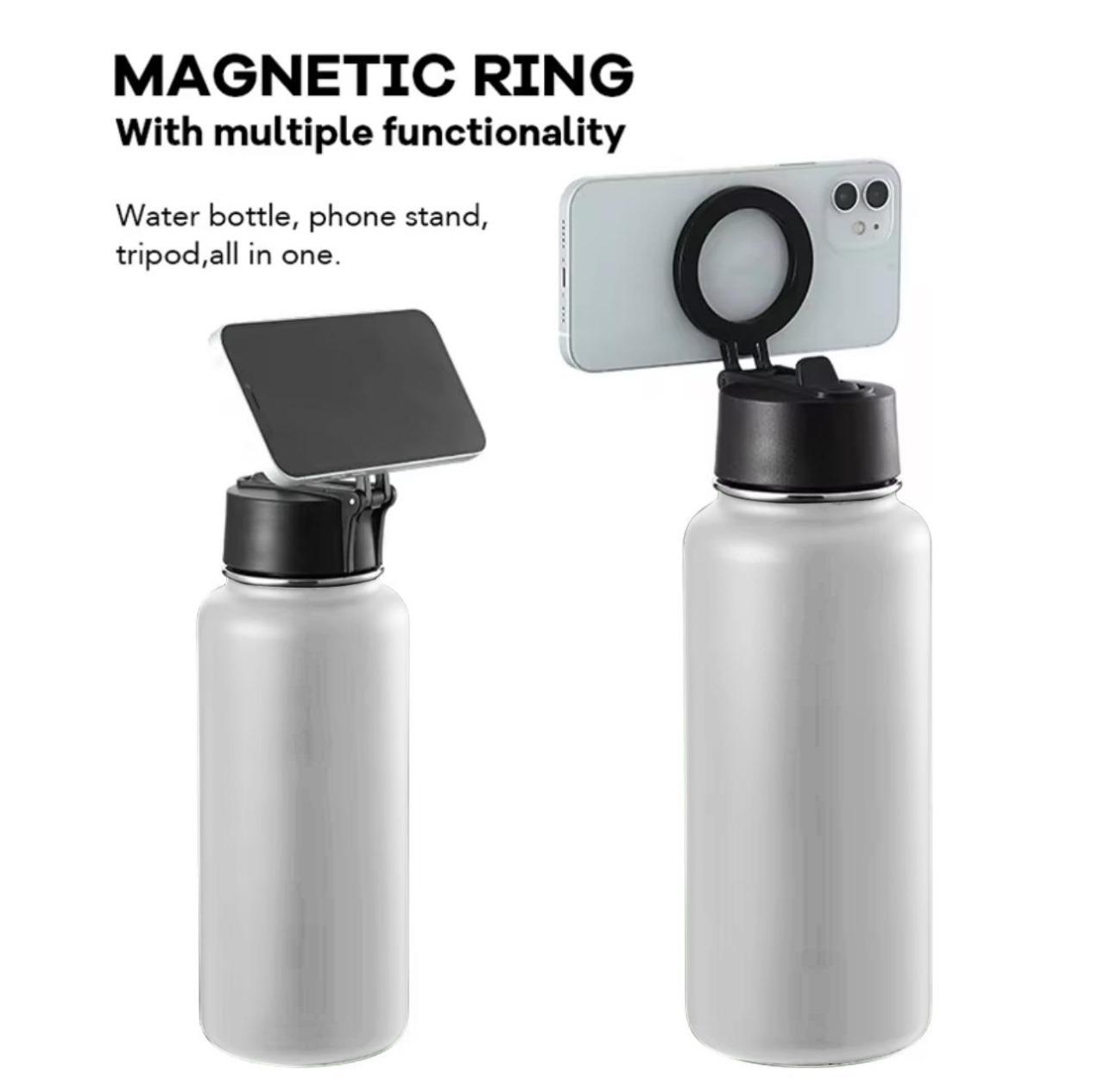 Water bottle, phone stand, tripod, all in one. 1