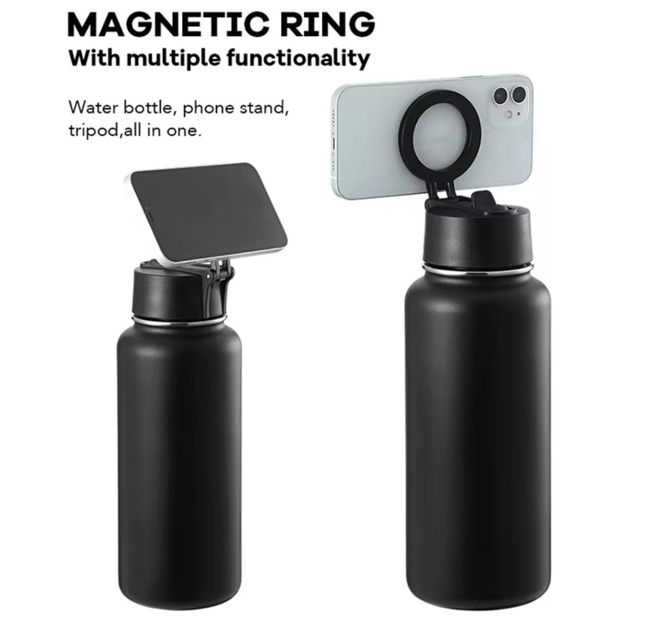Water bottle, phone stand, tripod, all in one. 1