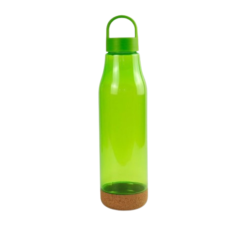 RPET Bottles with Cork Base, Twist-off Lid, Handle 720ml