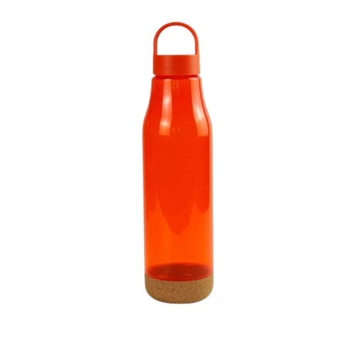 RPET Bottles with Cork Base, Twist-off Lid, Handle 720ml