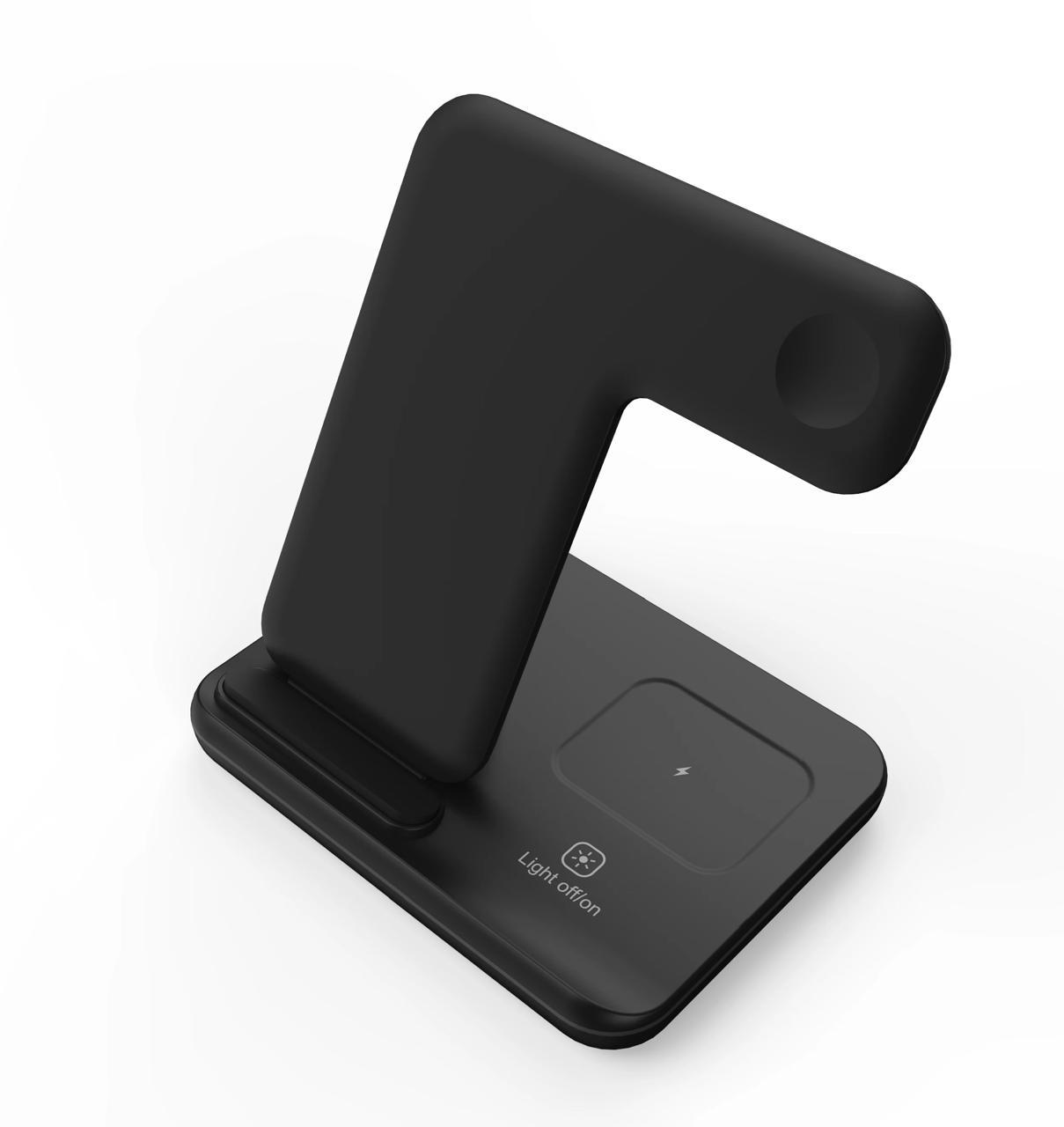 3 in 1 Wireless Charger Stand for Smartphones