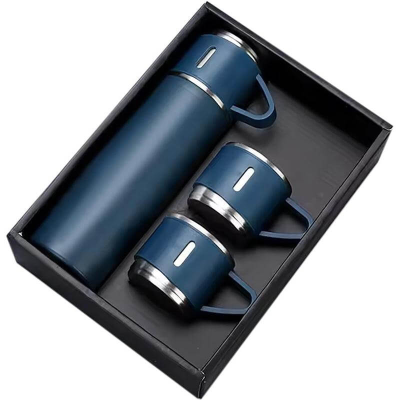 SAFFLE – Giftology Family Set of Vacuum Flask & Two Cups