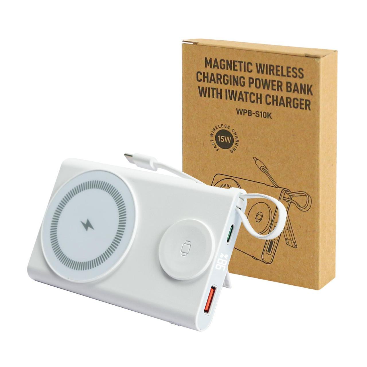 Magnetic Fast Wireless Charging Powerbank, 15W with iWatch