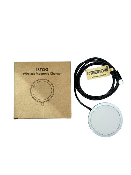 Round Magnetic 15W Fast Wireless Charger Type C