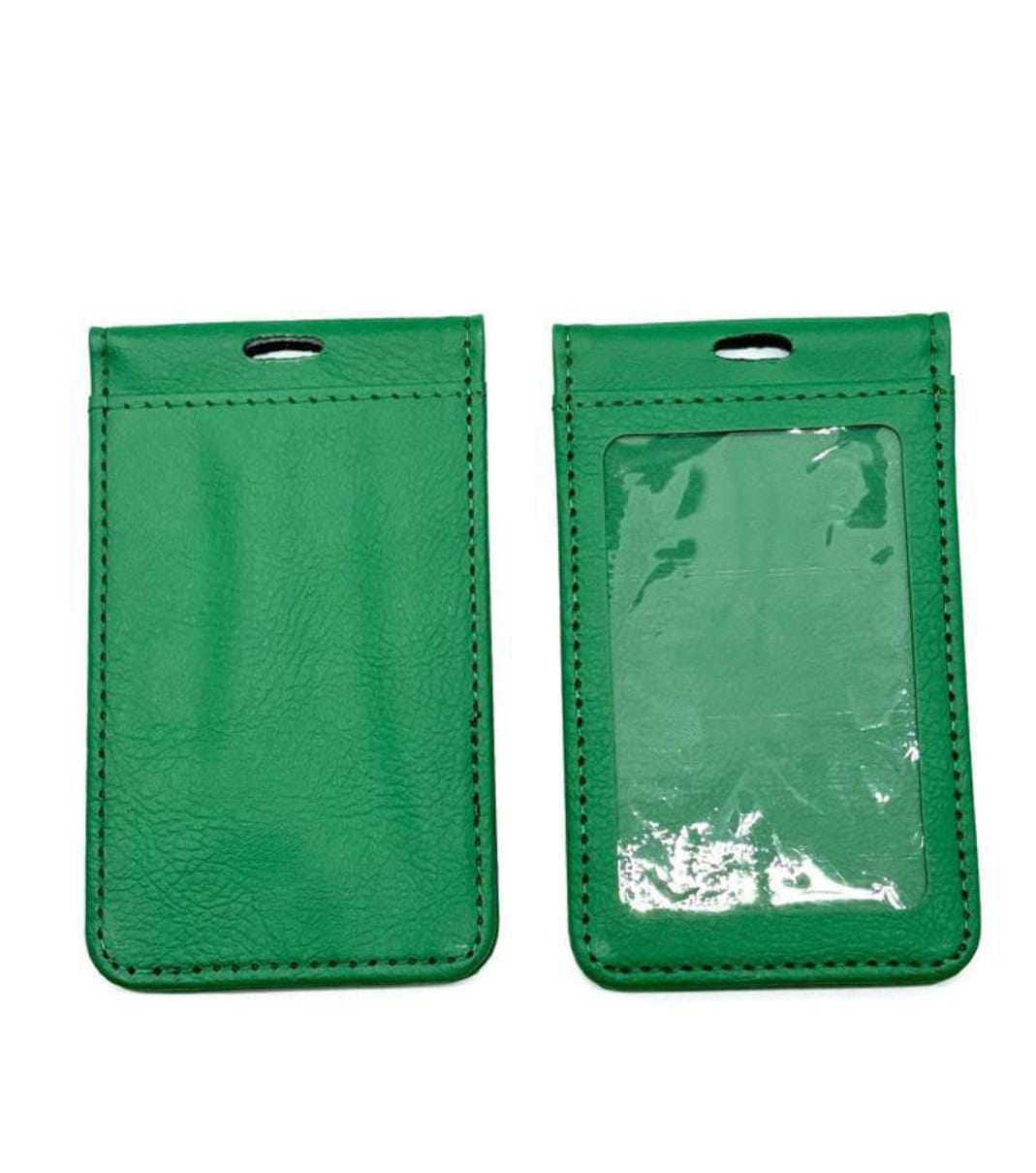 PU Leather Foldable ID Card Holder with Lace & Hook