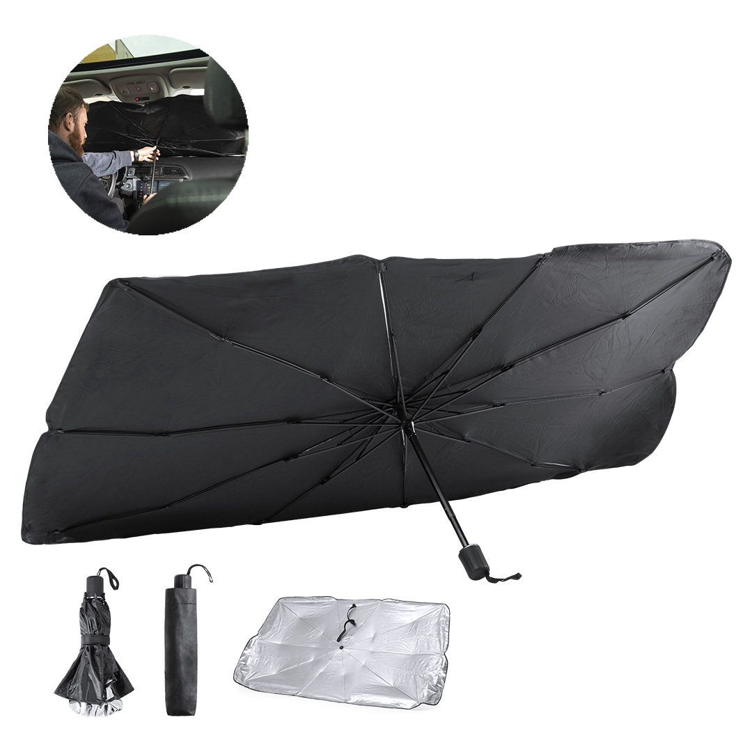 Car Sun Shade Umbrella silver/black