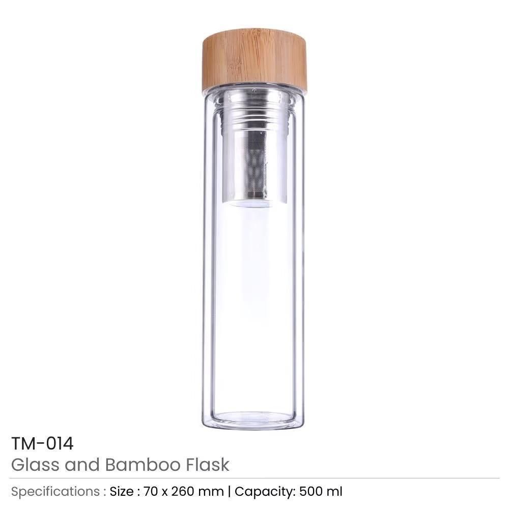 Double Wall Glass Bottles