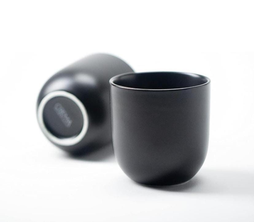 Chaoda 250ml Plain White Ceramic Coffee Tea Cup