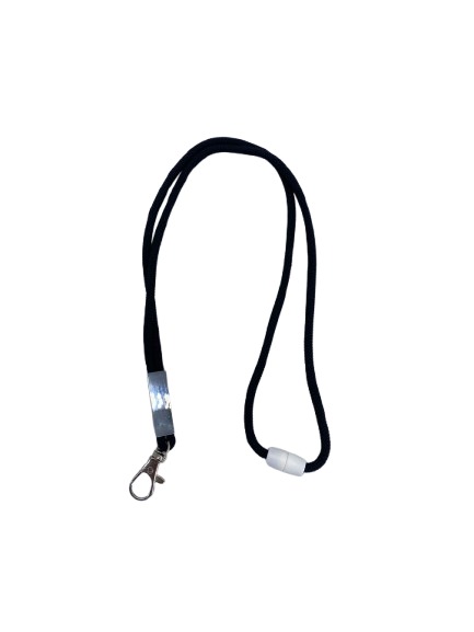 Lanyards with silver metal