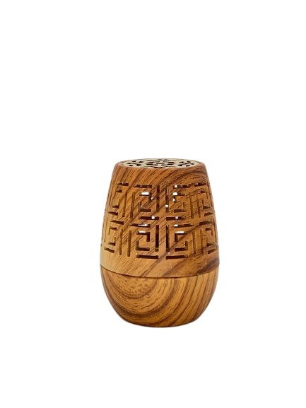 Round Metal Incense Bakhoor Burner