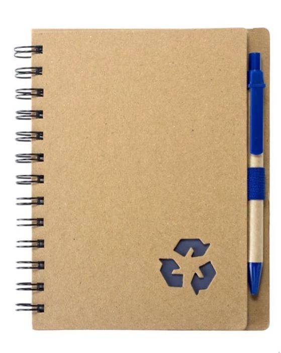 Notebook With Pen & Sticky Notes