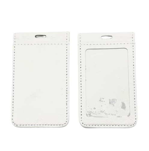 PU Leather Foldable ID Card Holder with Lace & Hook
