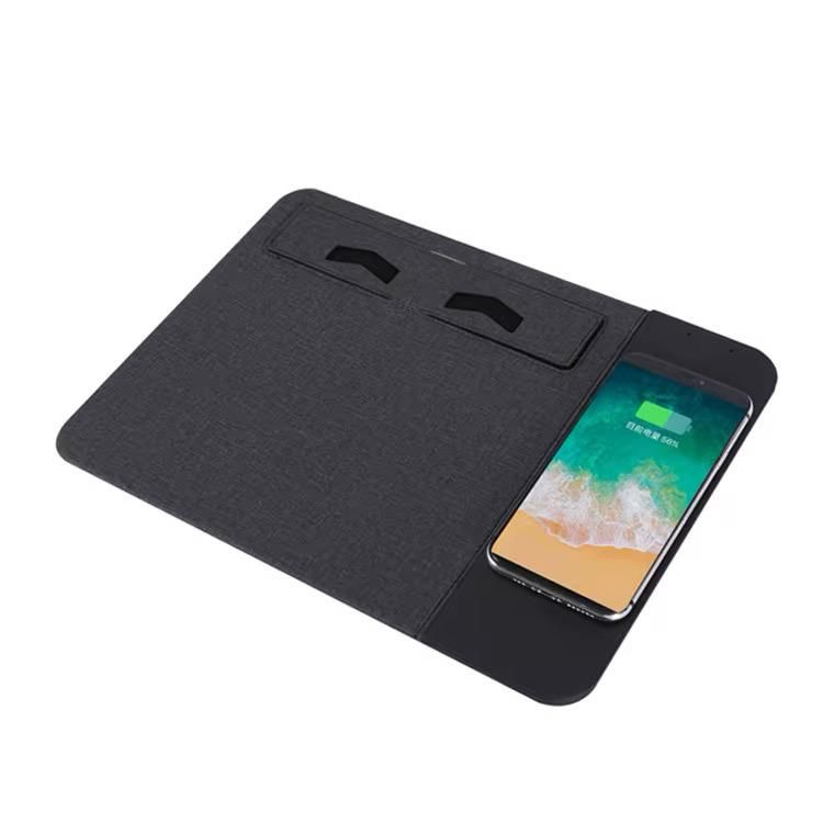 Mouse pad with wireless charger and Mobile Stand