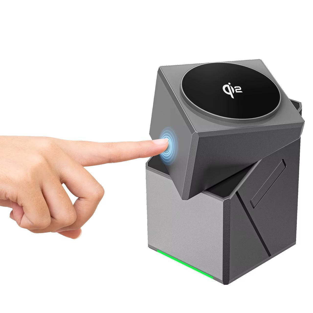 3 in 1 Wireless Charger with Auto Rotating Dock