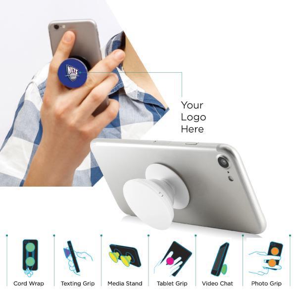 Round Mobile Grip and Stand