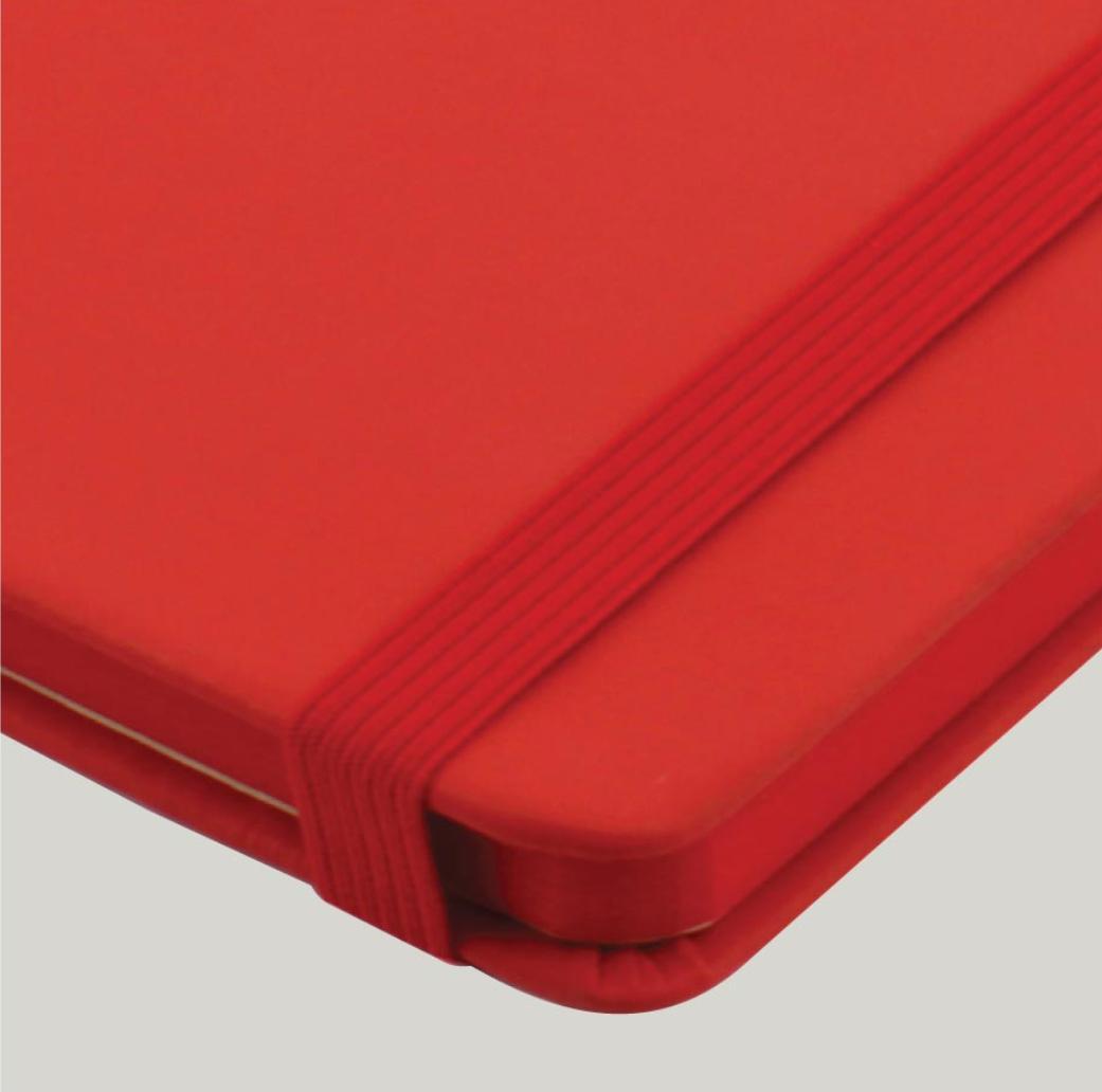 A5 PU Leather Notebooks with Elastic Band, Calendar, Pen