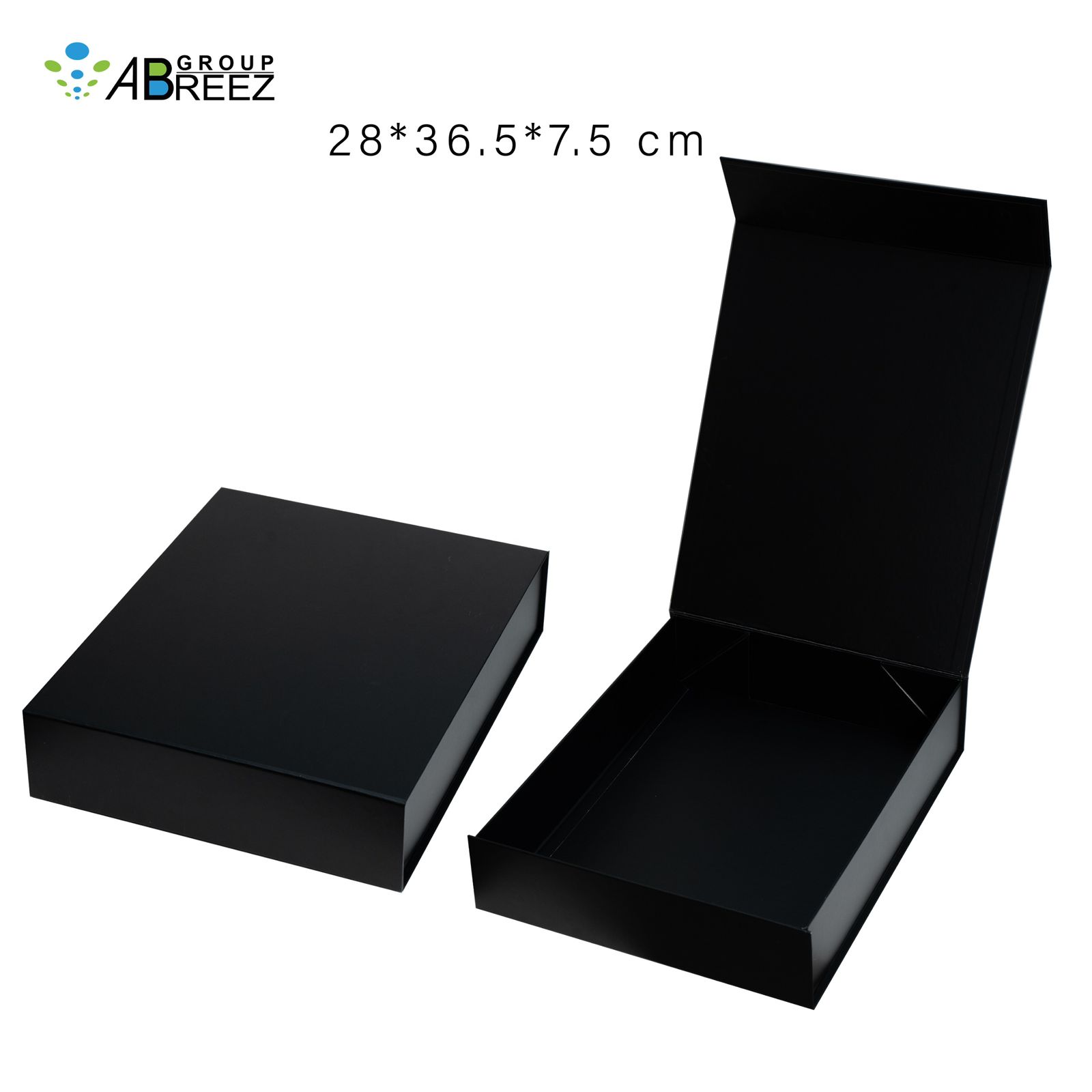 Plain Gift Packaging Box with Magnetic Flap 28x36.5x7