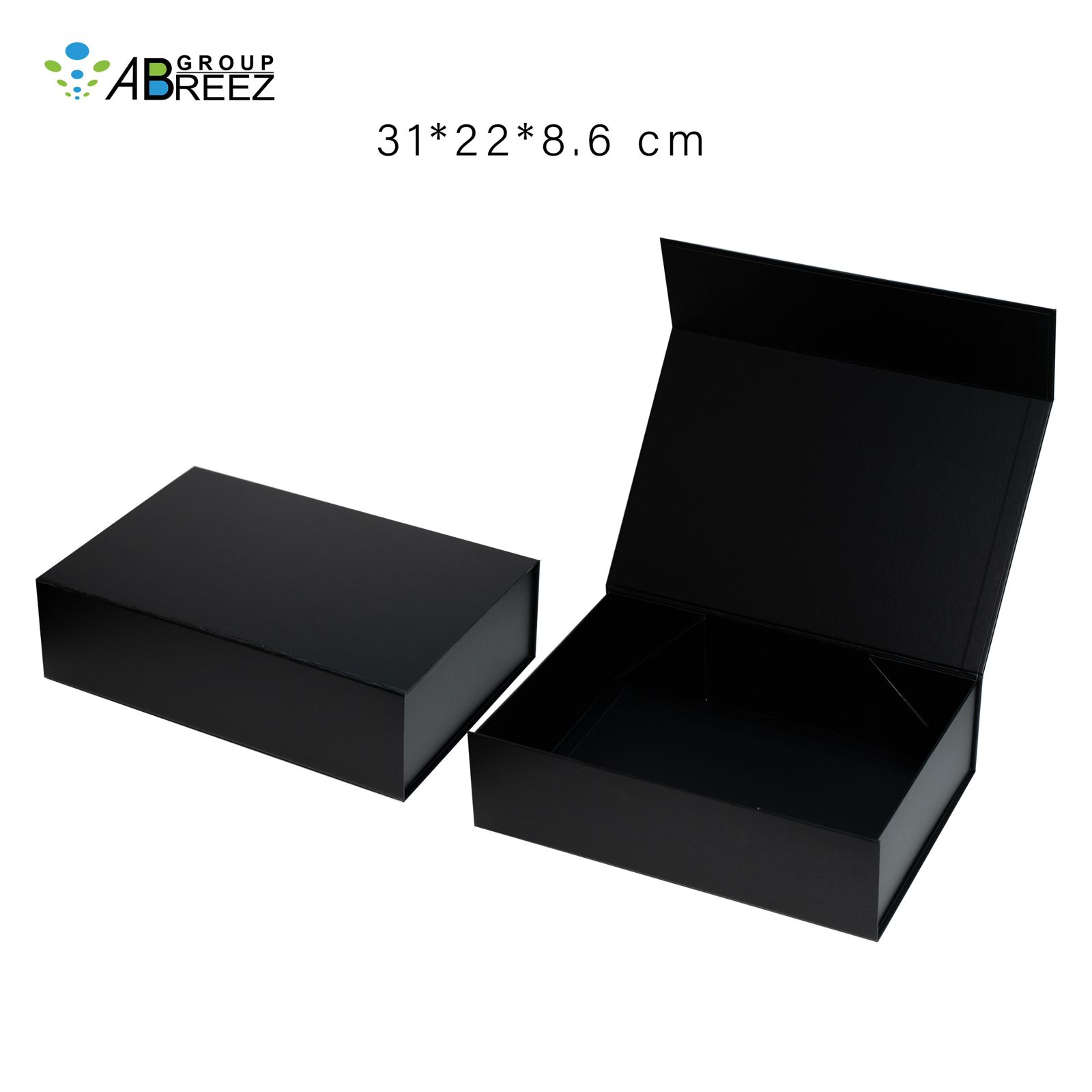 Plain Gift Packaging Box with Magnetic Flap 31x22x8