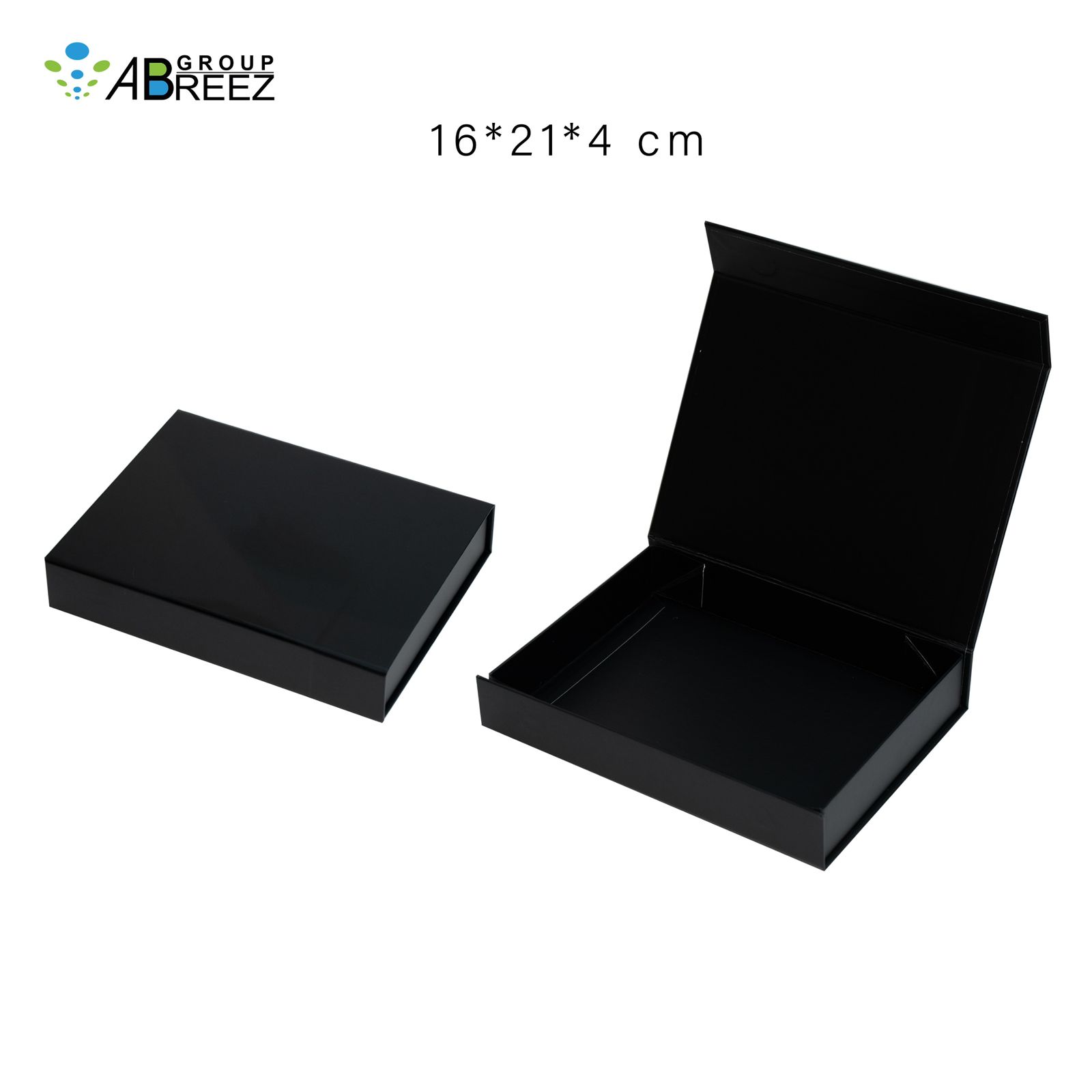 Plain Gift Packaging Box with Magnetic Flap 16x21x4