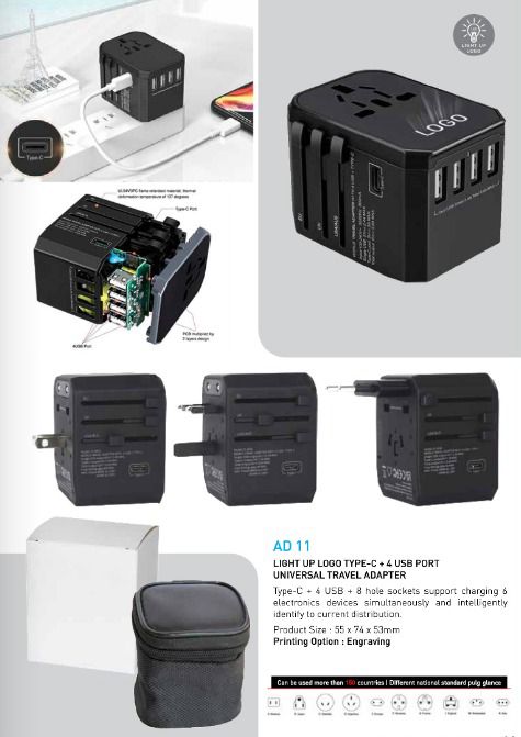 Universal Travel Adaptor – ABS Plastic