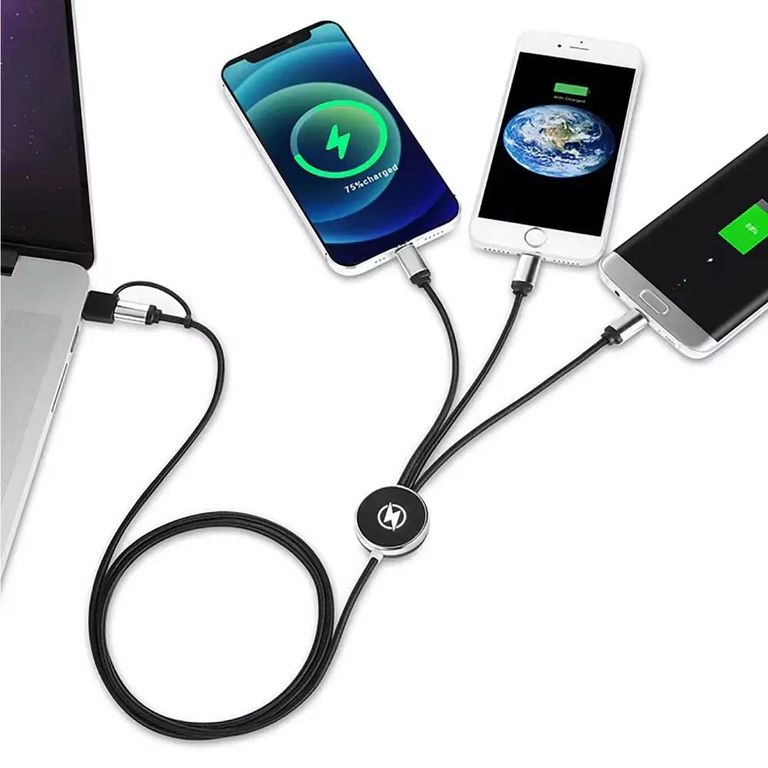 5 in 1 Charging Long Cable Light Logo Design
