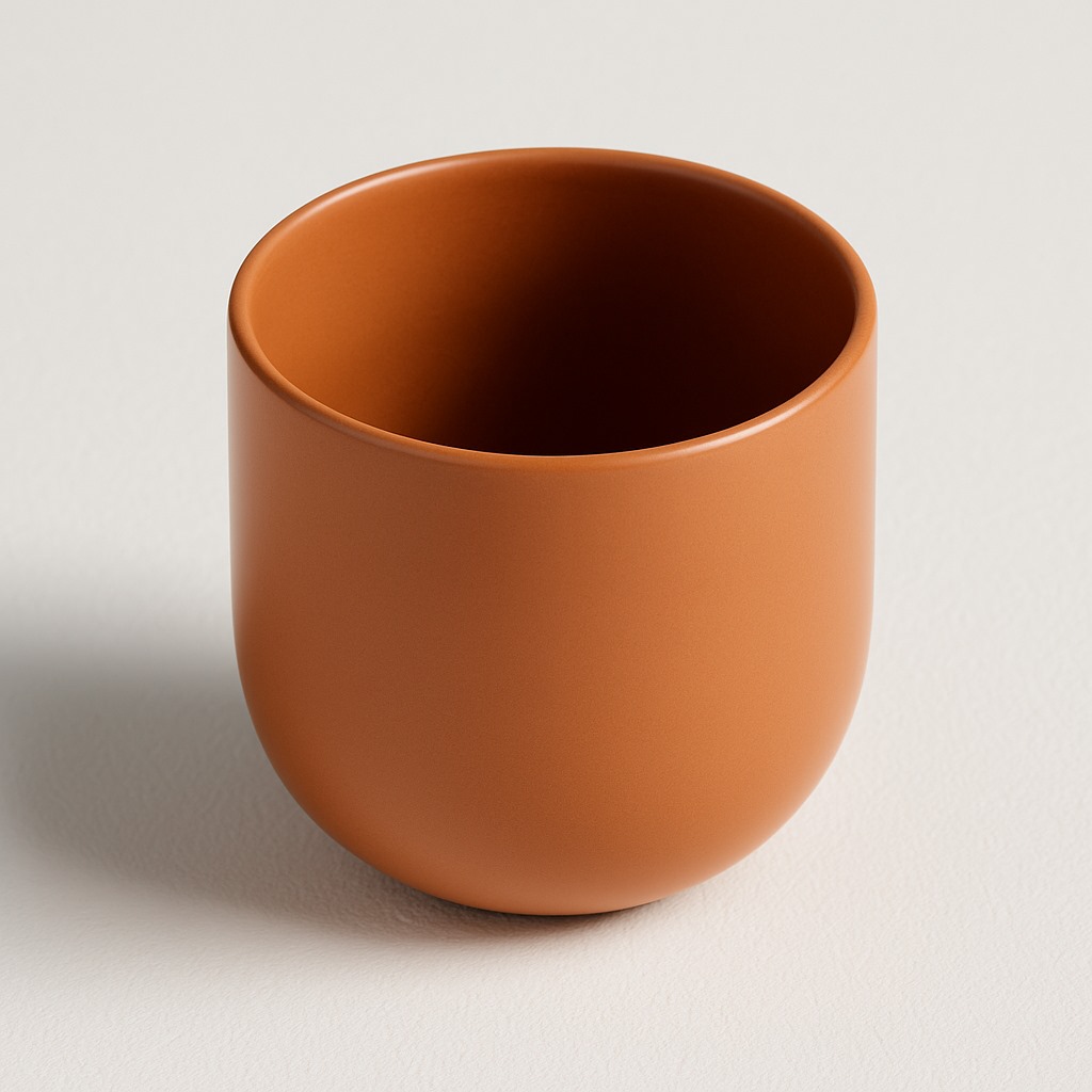 Chaoda 250ml Plain White Ceramic Coffee Tea Cup