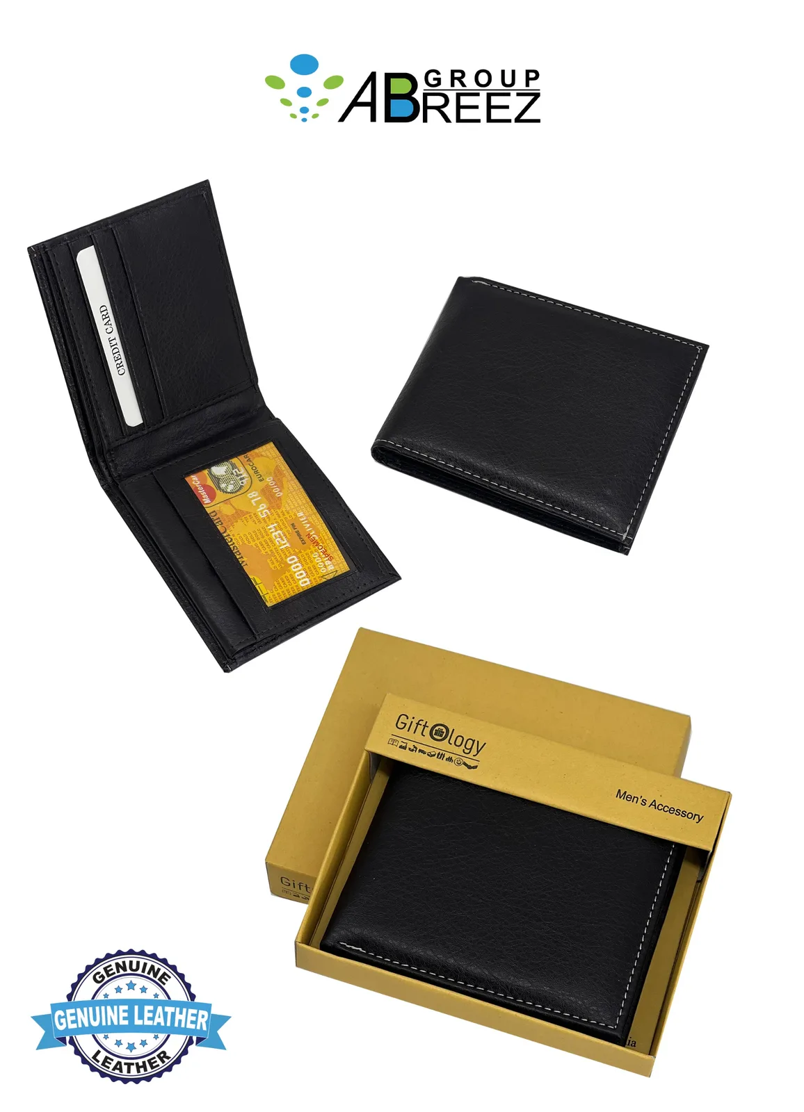 PU Leather Short Wallet