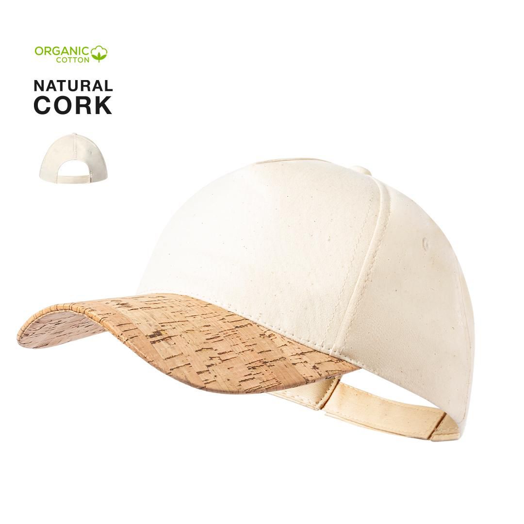 Natural cork cap