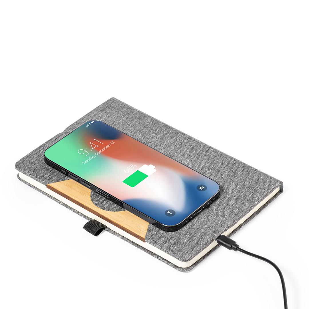Notebook with Wireless Charger