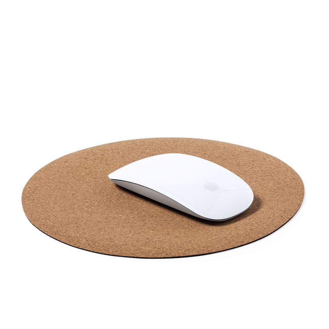 Cork round mousepad