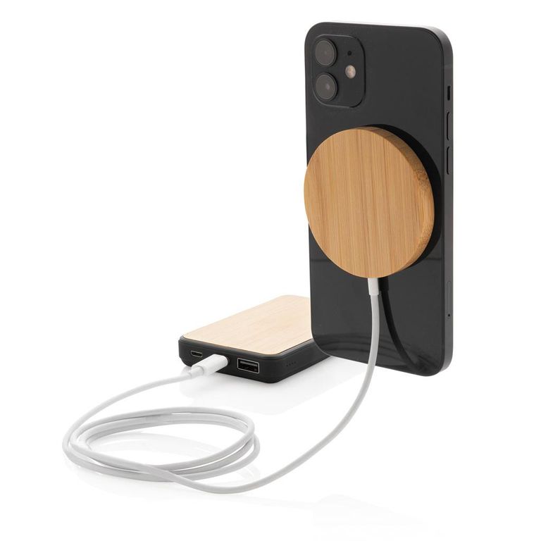 Bamboo Magnetic Wireless Charger