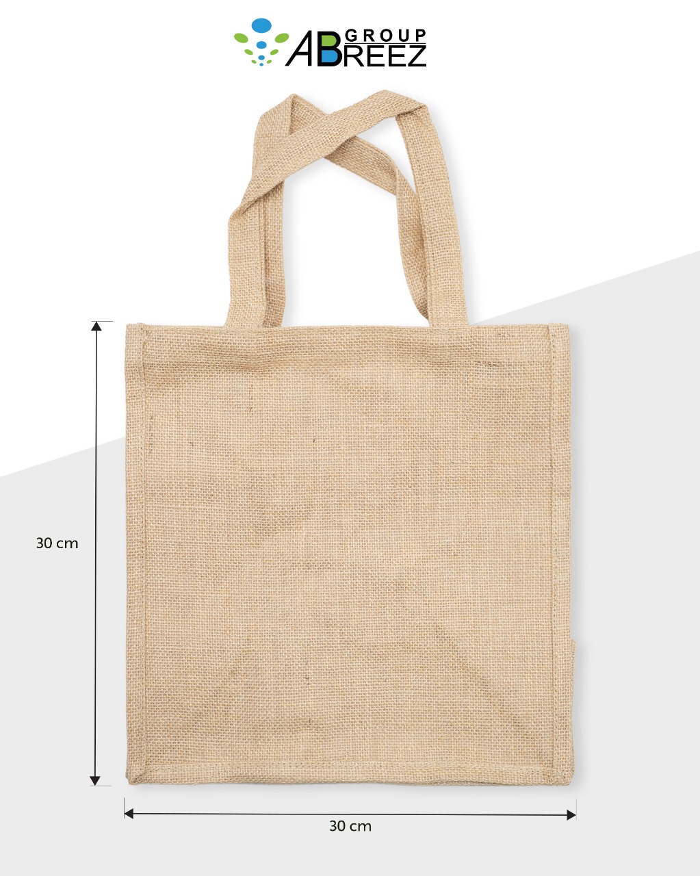 Eco-neutral Jute Shopping Bag – Vertical – Natural