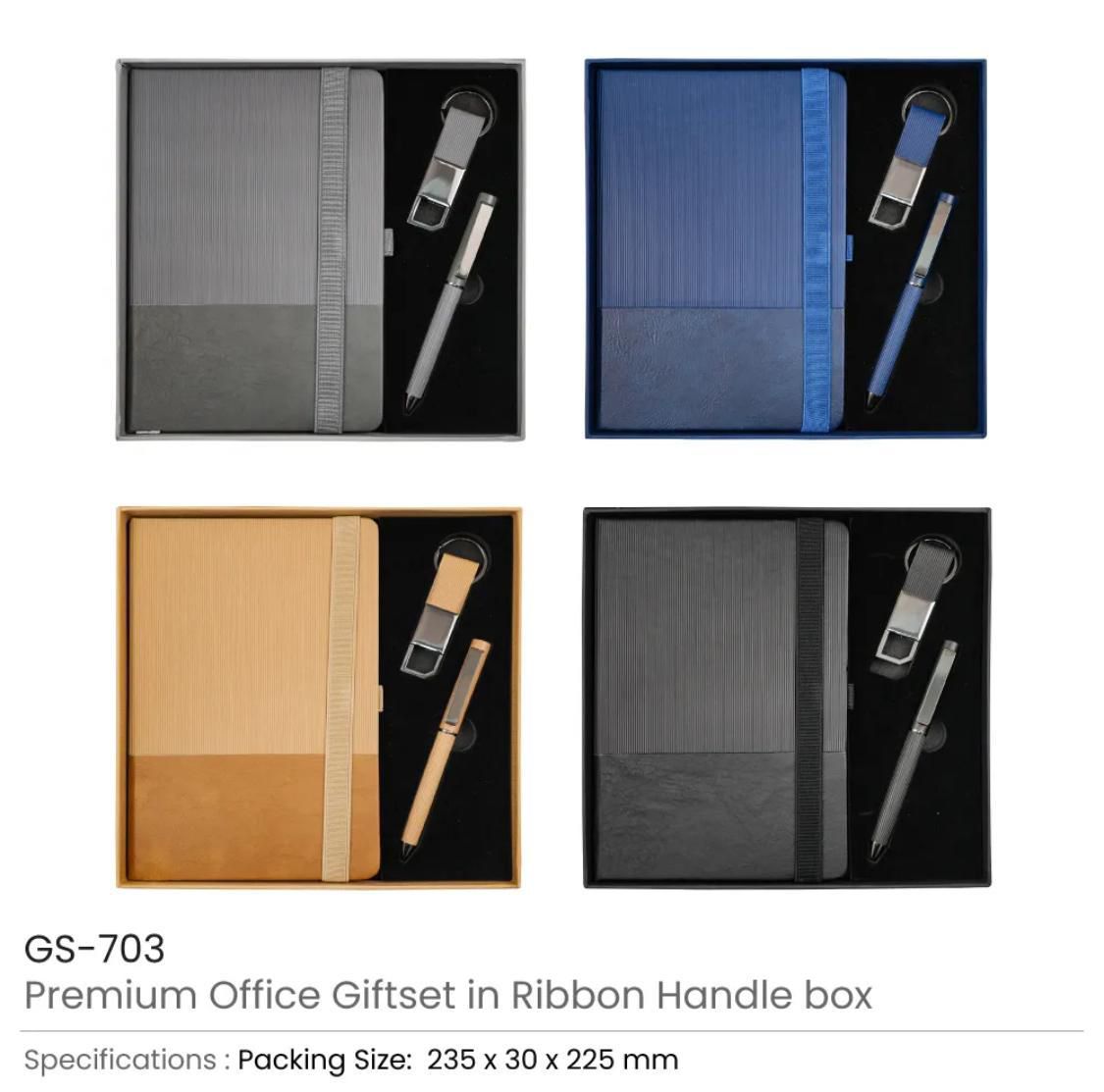 Office Gift Sets with Notebook, Keychain