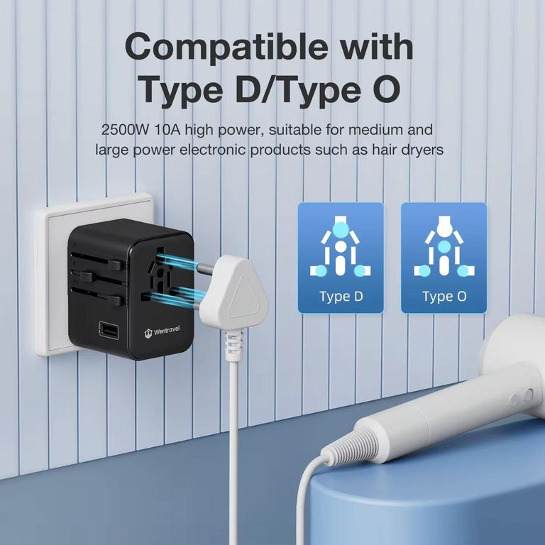 Universal Travel Adaptor – ABS Plastic