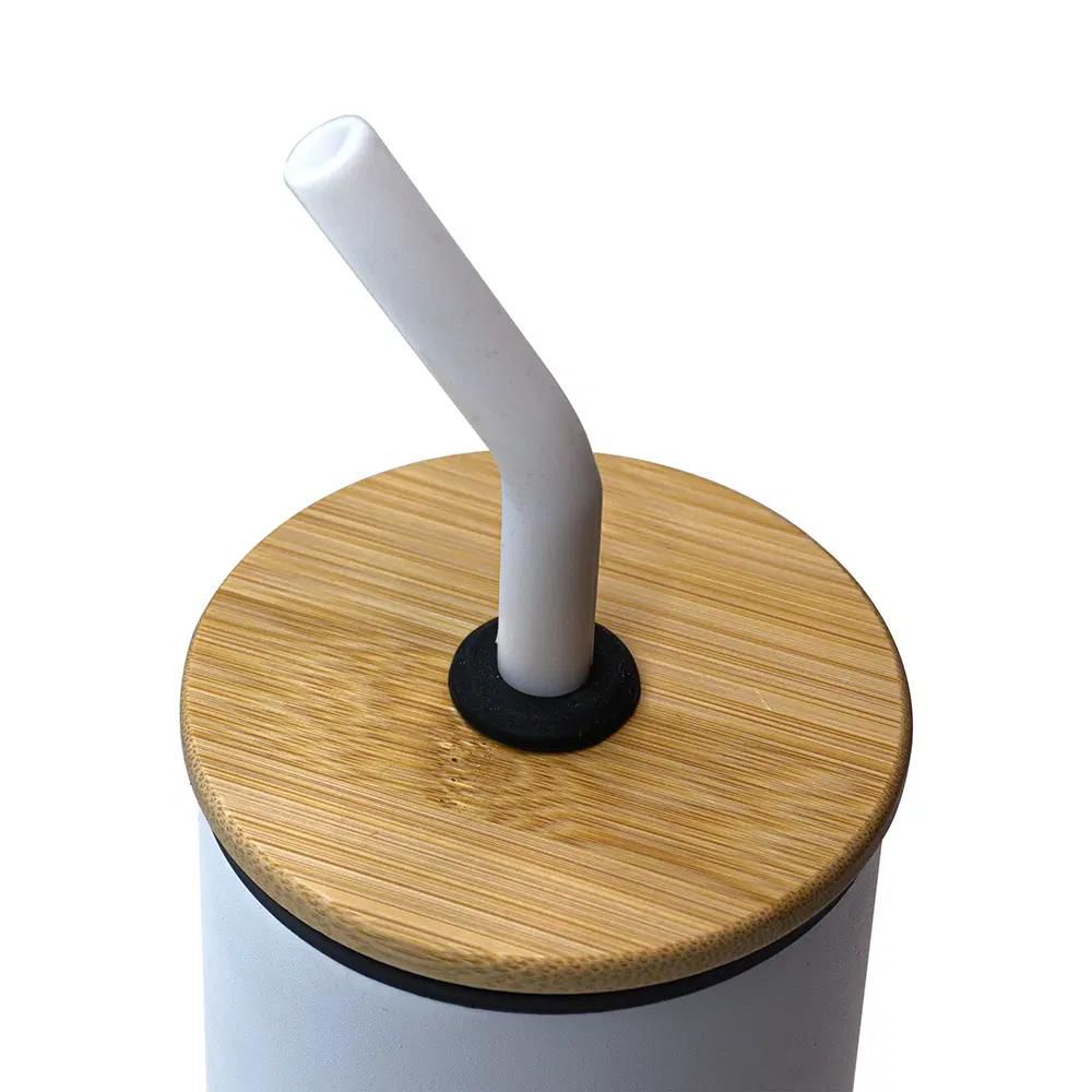 Tumbler with Bamboo Lid