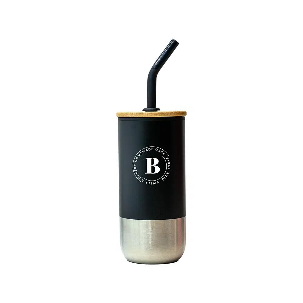 Tumbler with Bamboo Lid