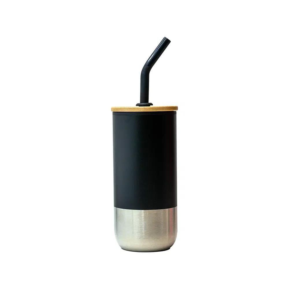 Tumbler with Bamboo Lid