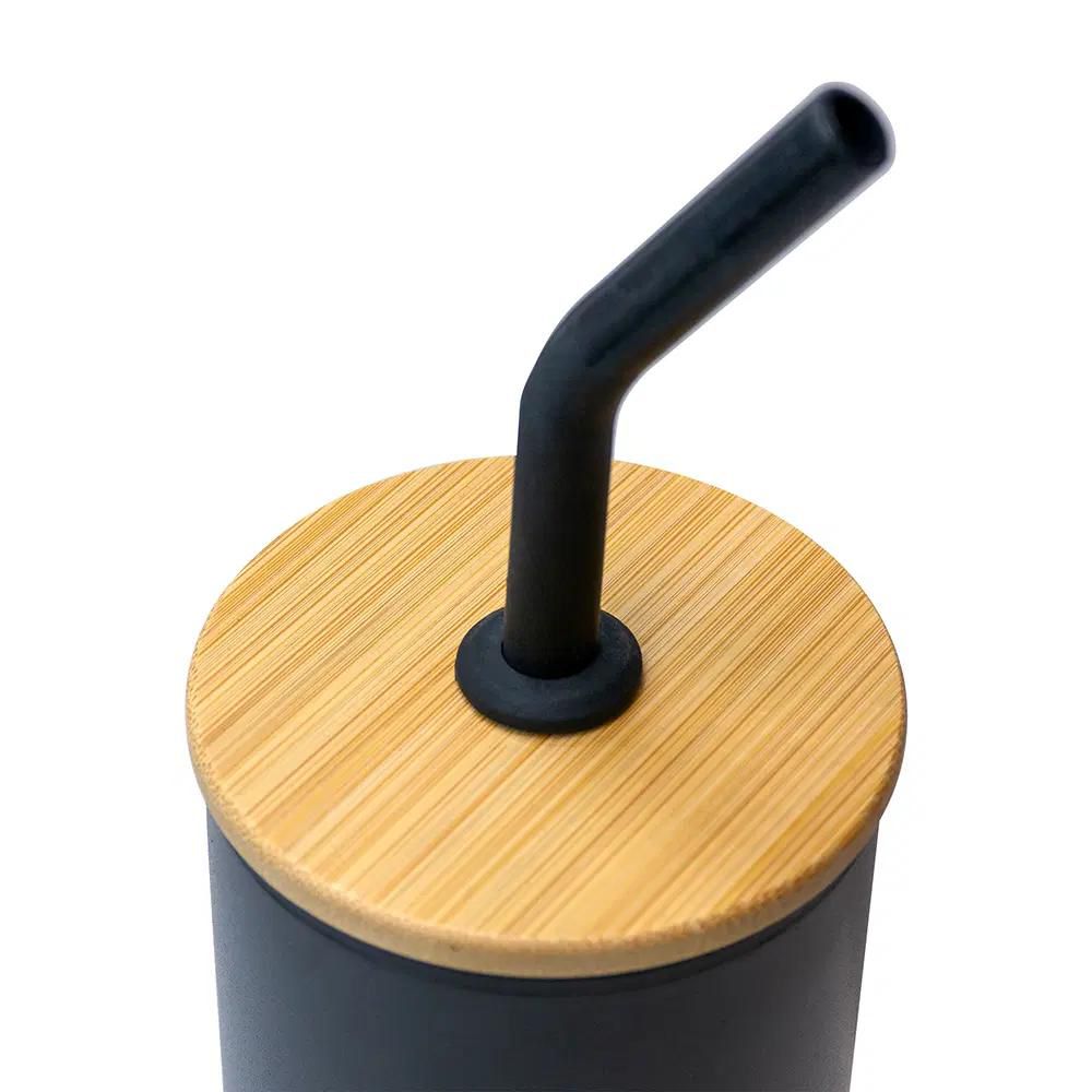 Tumbler with Bamboo Lid
