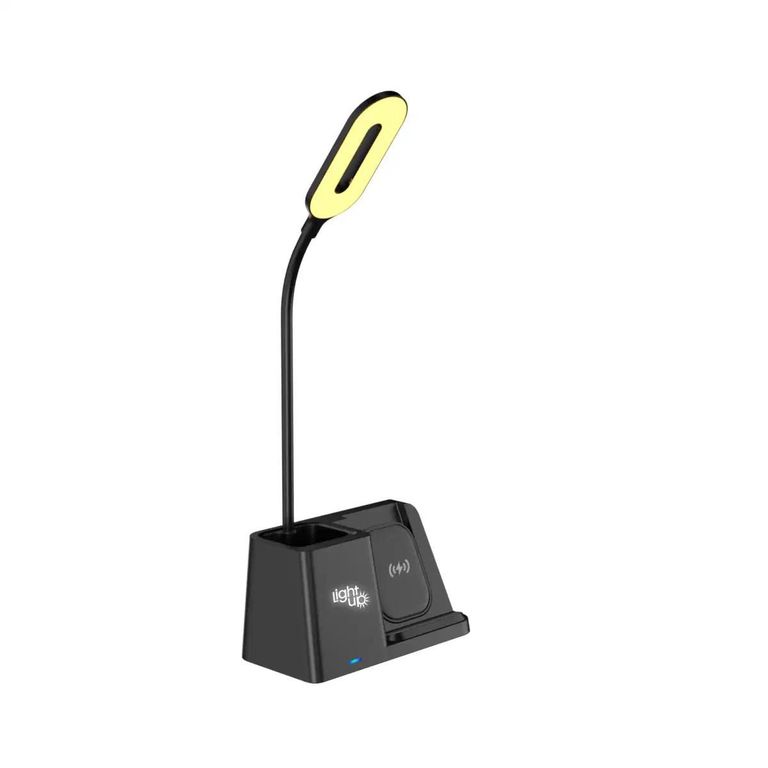 Wireless Charger with penholder and lamp
