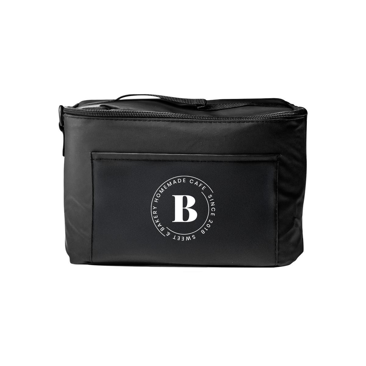Lunch Bag with Zip Closure and Detachable Strap