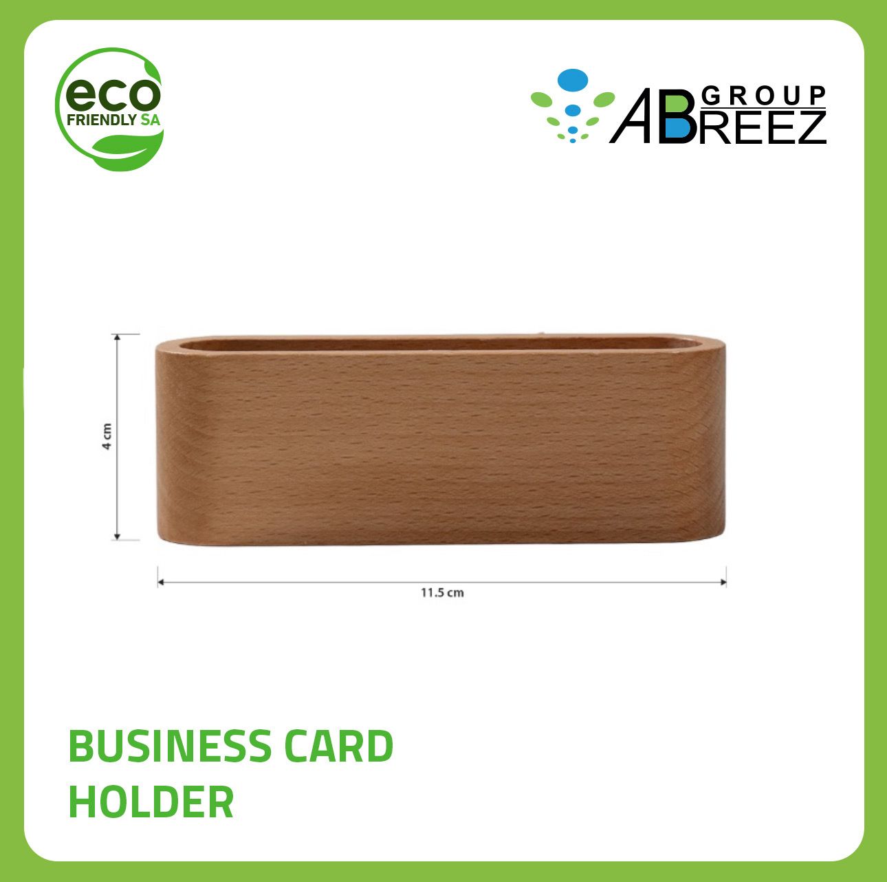 Wooden Business Card Case