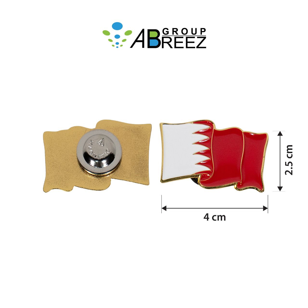 Flag of Bahrain metal pin