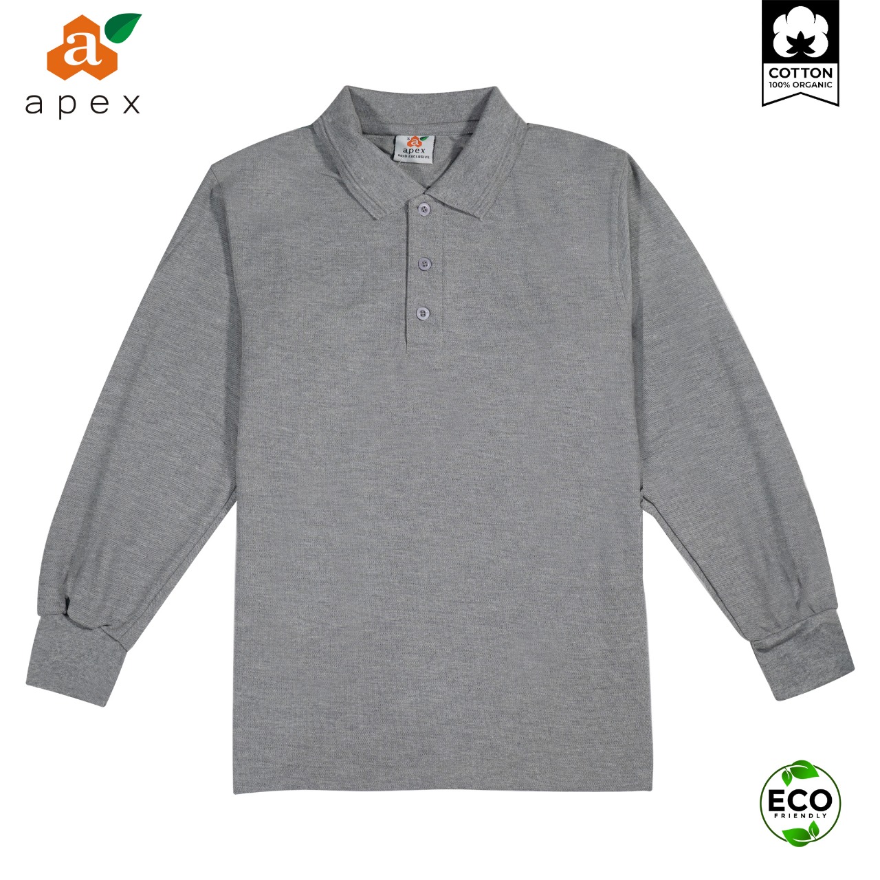 Apex Long Sleeve Polo Shirt