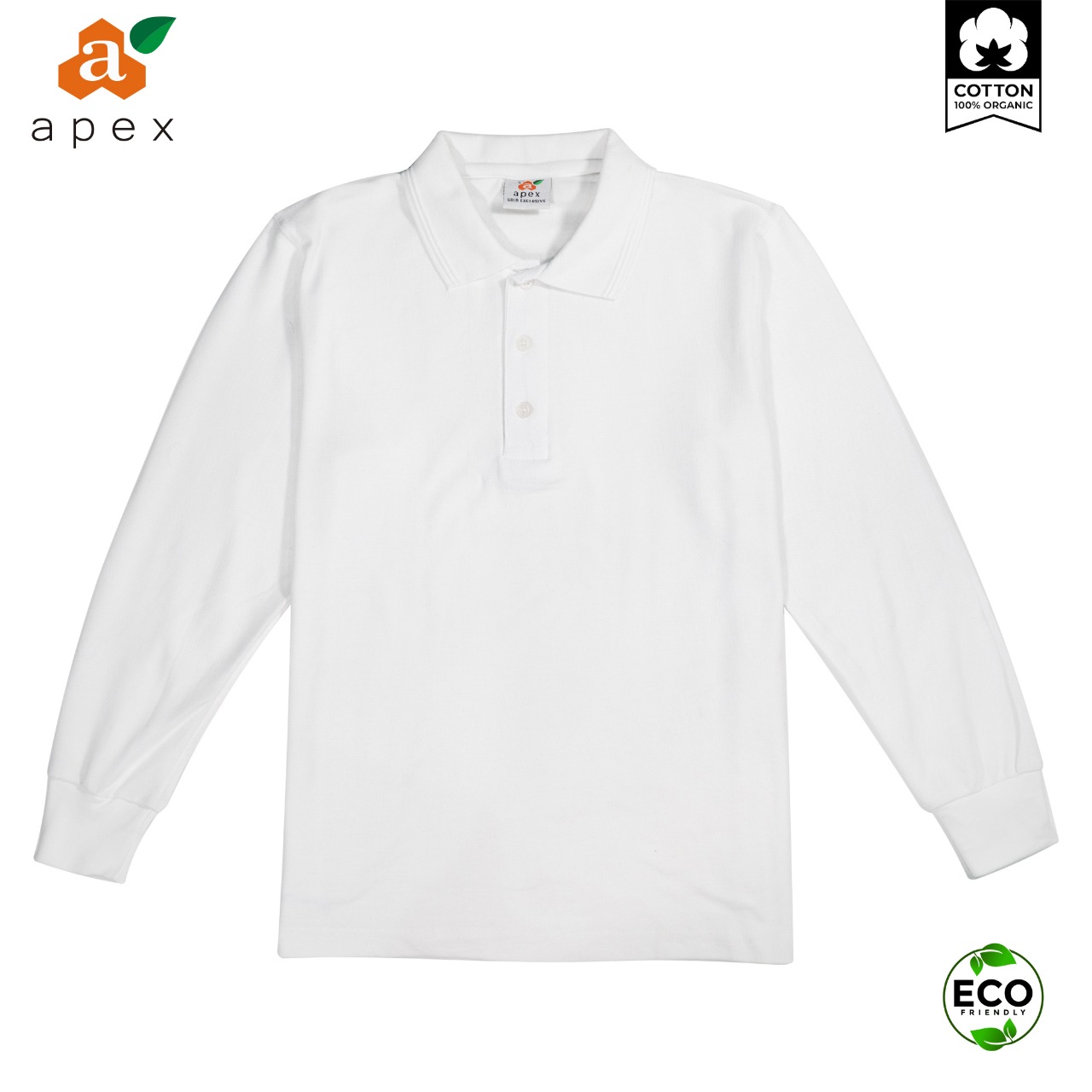 Apex Long Sleeve Polo Shirt