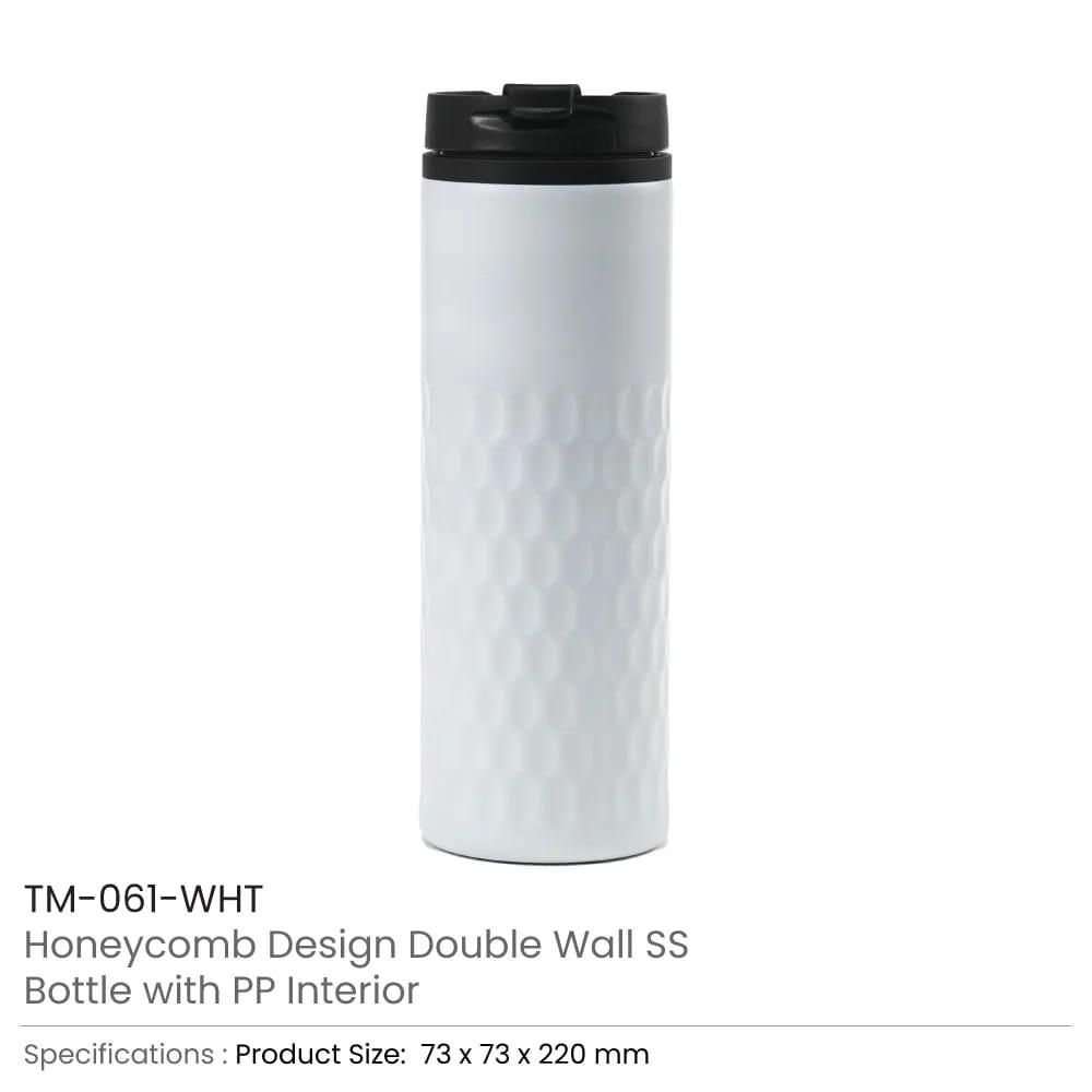 Honeycomb Design Double Wall SS Bottle