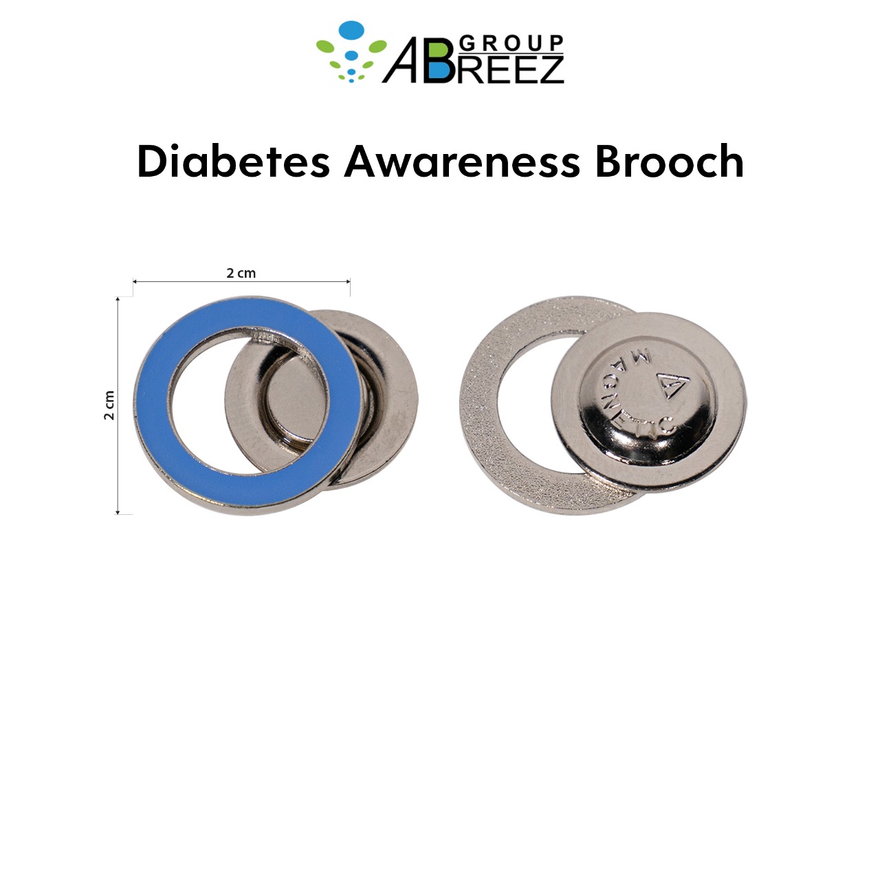 Diabetes Awareness Brooch